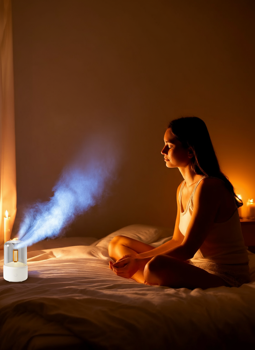 ZenMist™ – Diffuseur d’huiles essentielles à LED