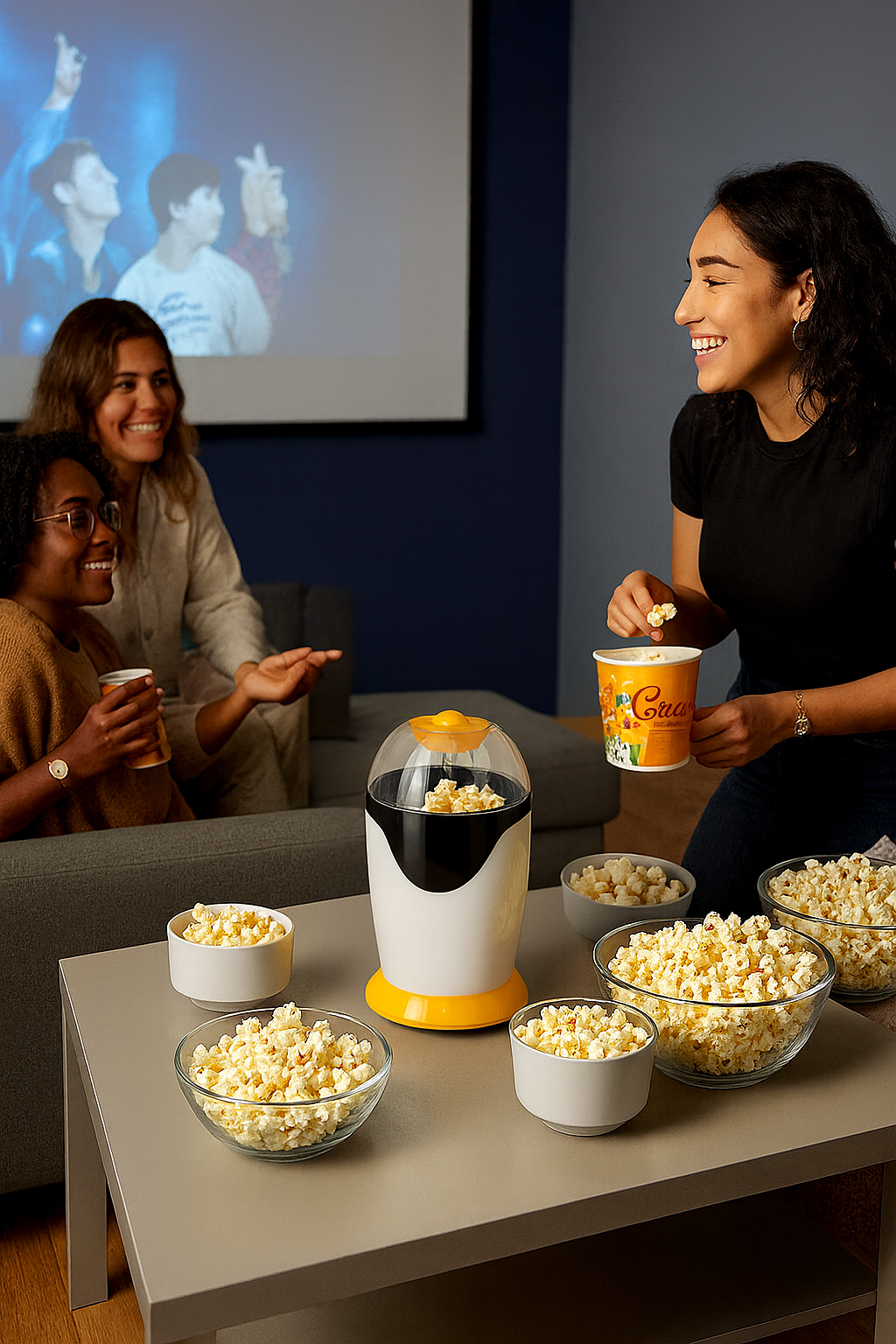 CinePop™ - Machine à Popcorn pour Soirées Cinéma Maison