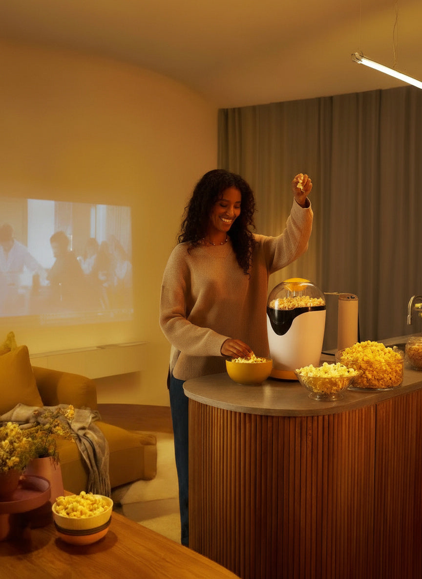 CinePop™ - Machine à Popcorn pour Soirées Cinéma Maison